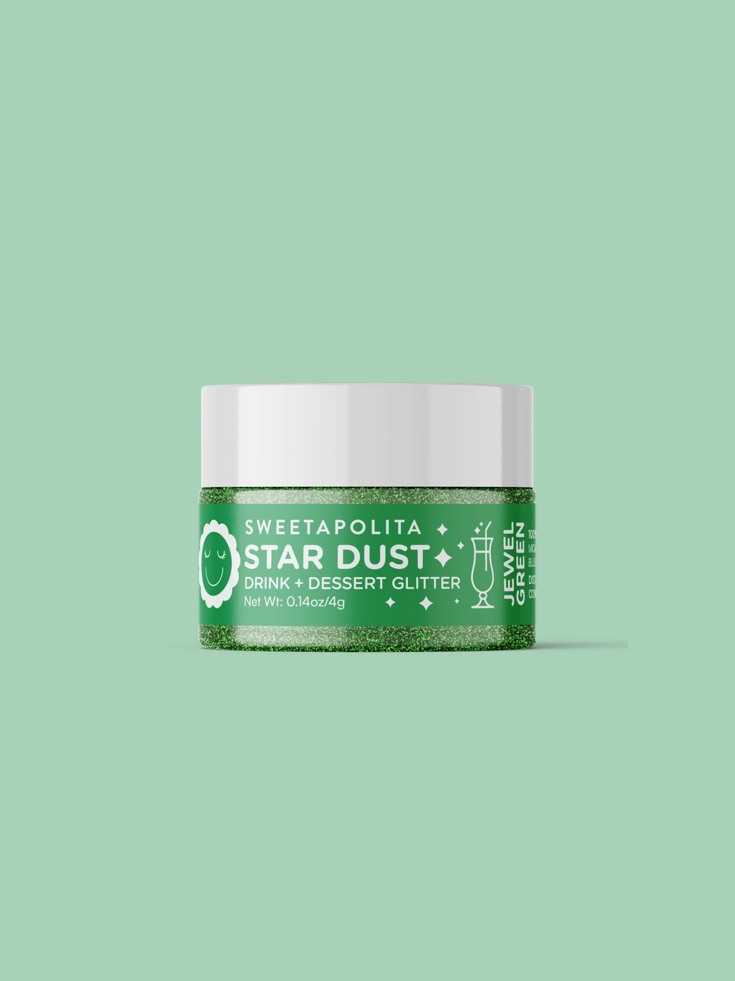 Jewel Green | Star Dust Edible Drink + Dessert Glitter