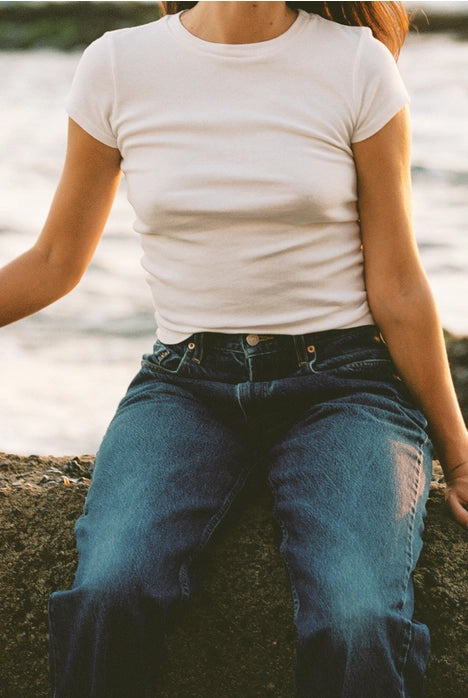 Bebe Organic Tee - White