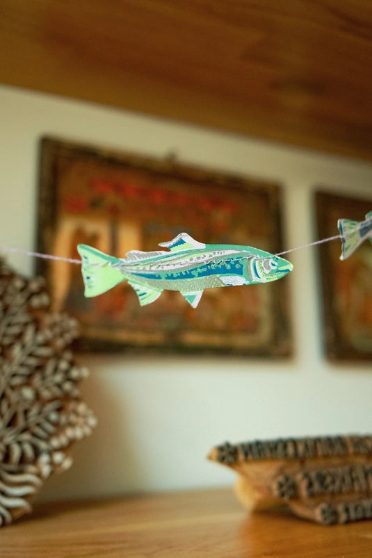 Tasty Anchovies Sewn Garland