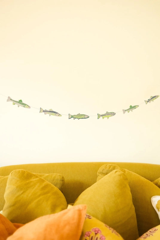 Tasty Anchovies Sewn Garland