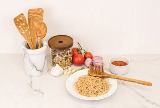 Olive Wood Spaghetti Tool