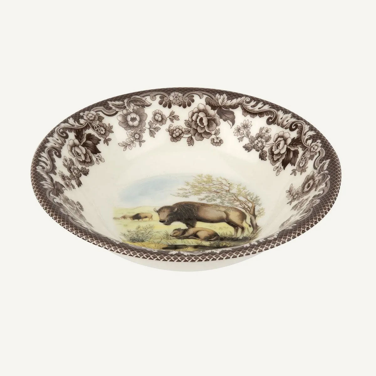 Woodland Bison Ascot Cereal Bowl 8in