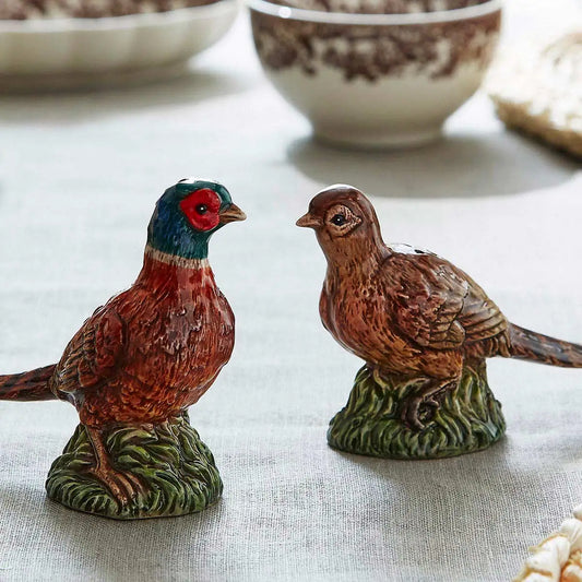Woodland Pheasant Salt & Pepper Shakers