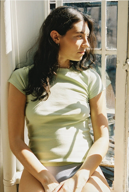 Bebe Organic Tee - Pistachio