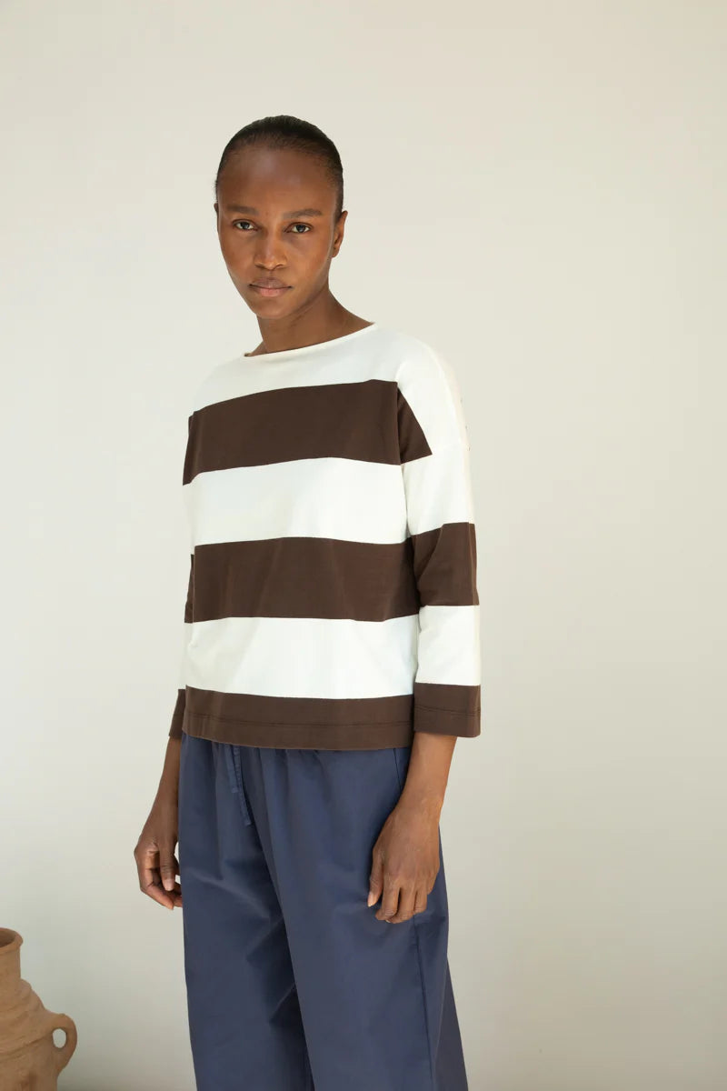Leia-Sue Jersey Stripe Top