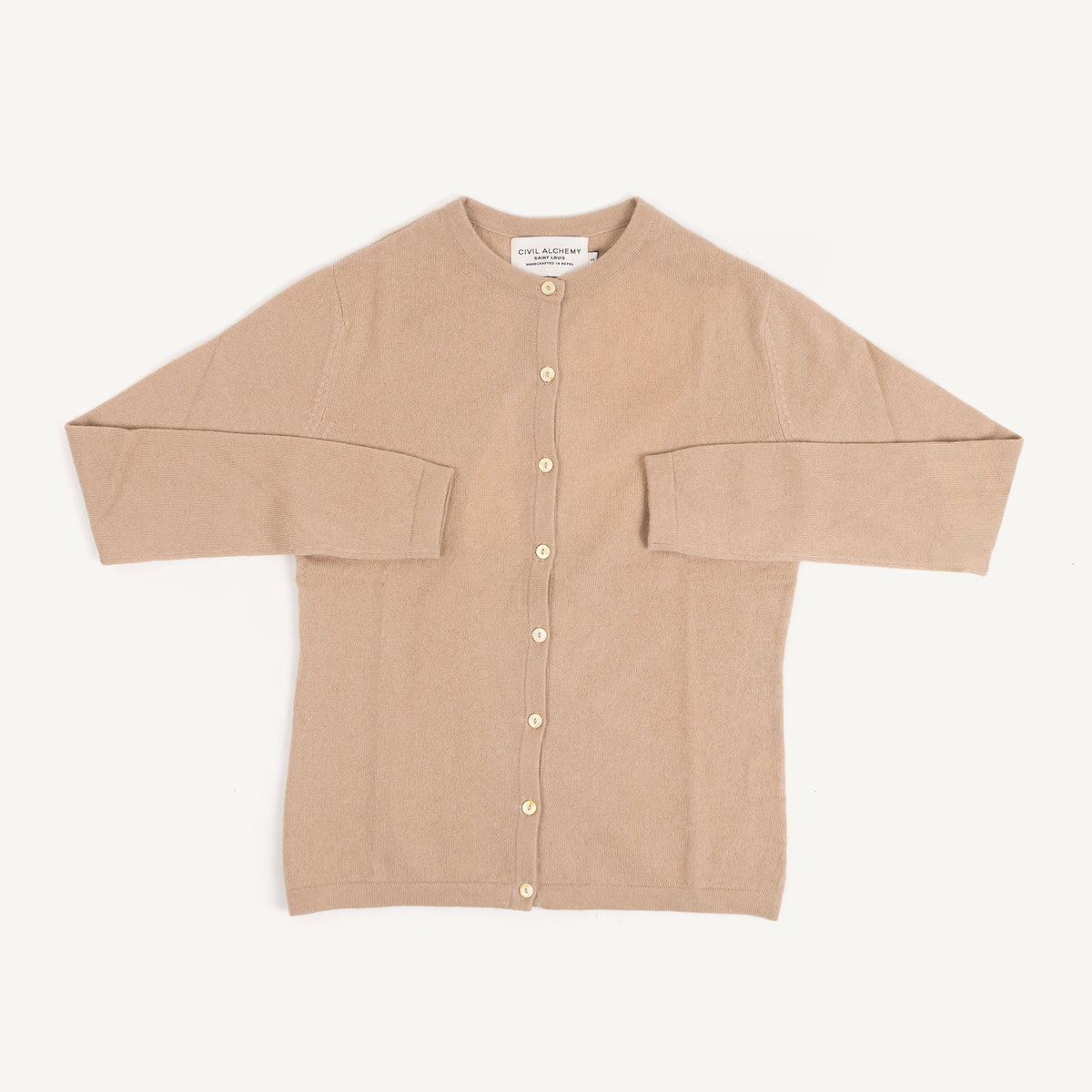 CA Cashmere Cardigan - Chanterelle