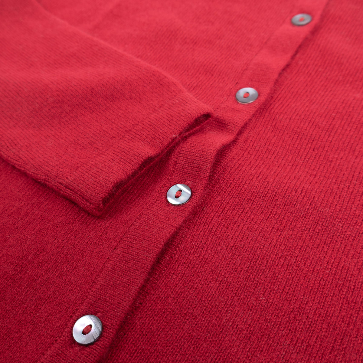 CA Cashmere Cardigan - Garnet