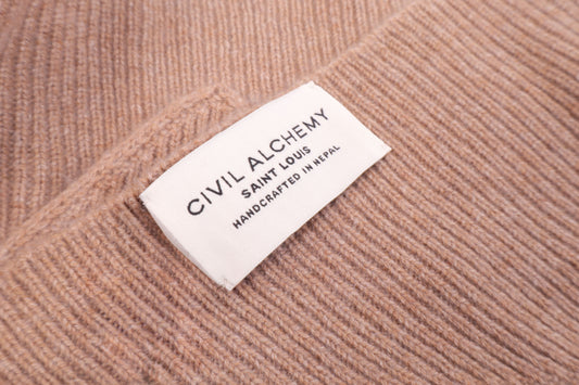 CA Cashmere Scarf - Fawn