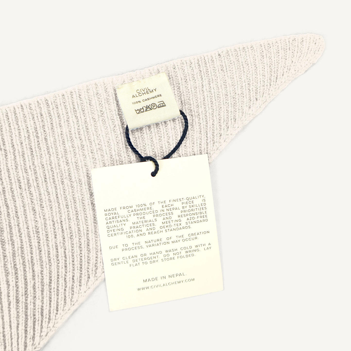 CA Cashmere Scarf - Moon