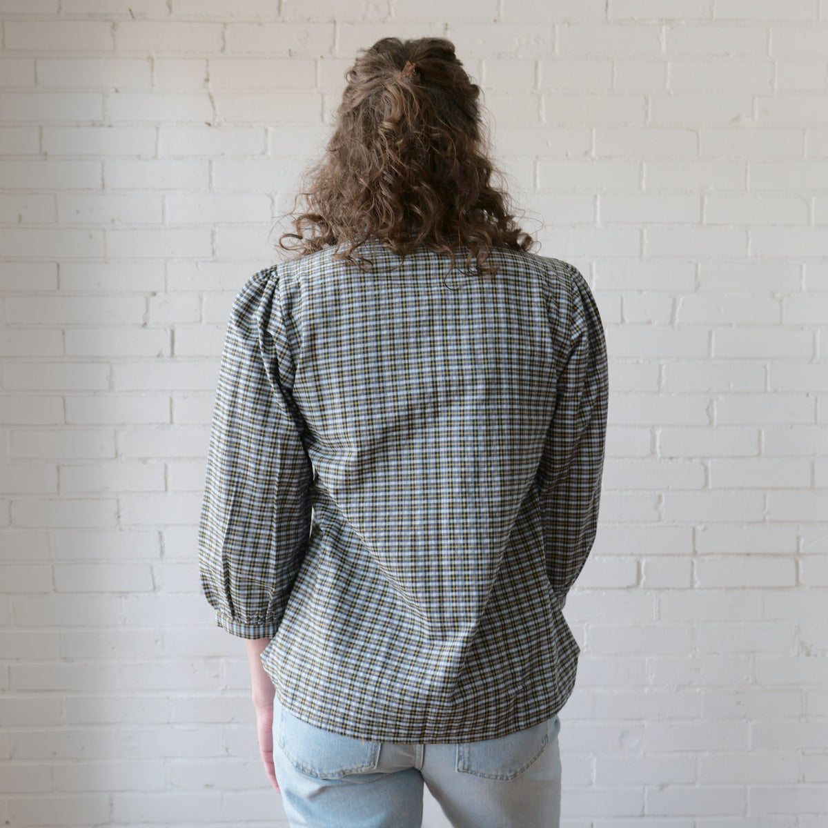 CA Everyday Blouse - Como Plaid