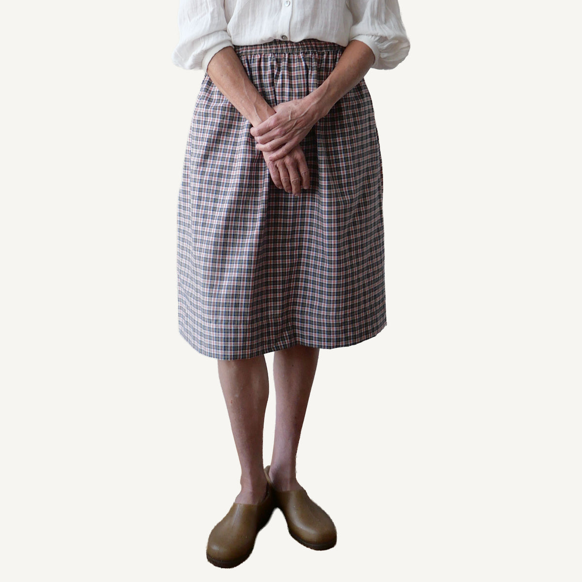 CA Everyday Skirt - Strawberry Plaid