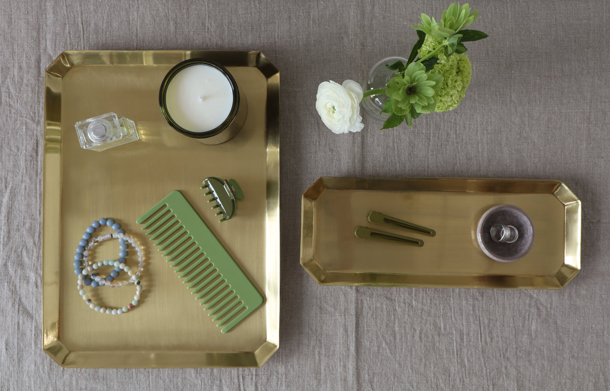 Brass Octagonal Trays