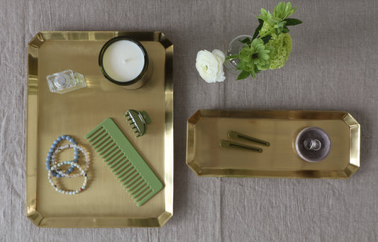 Brass Octagonal Trays