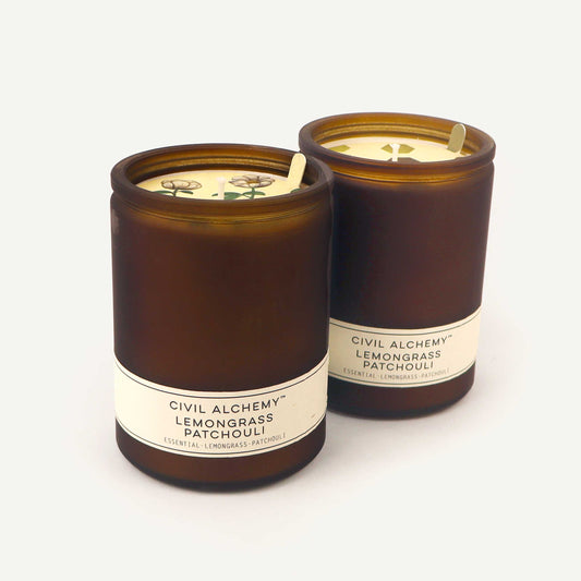 CA Hand-Poured Candle - Lemongrass Patchouli