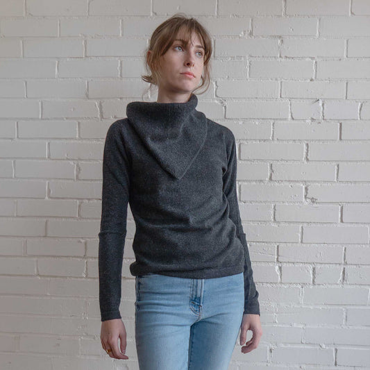 CA Cashmere Scarf - Charcoal