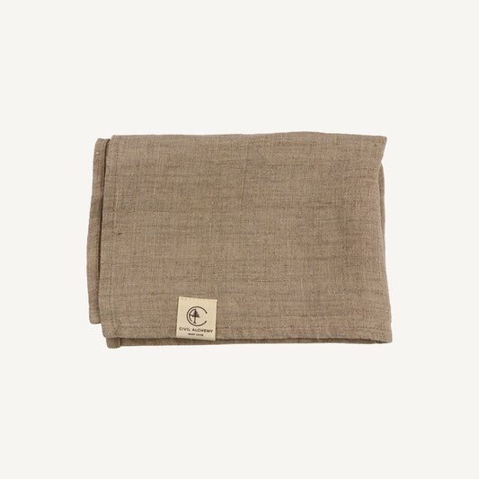 Vintage Linen Kitchen Towel - Natural