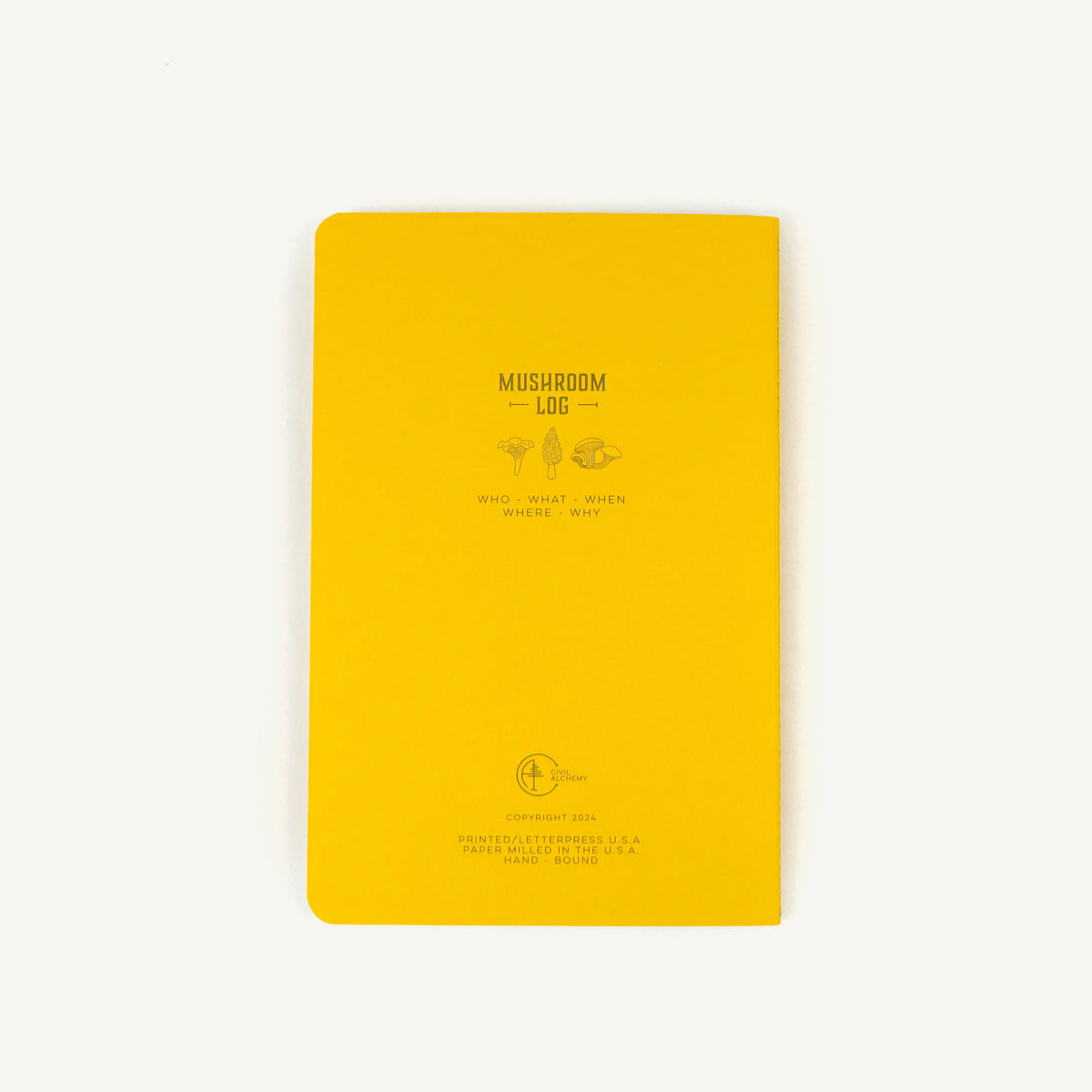 Mushroom Log - Activity Journal