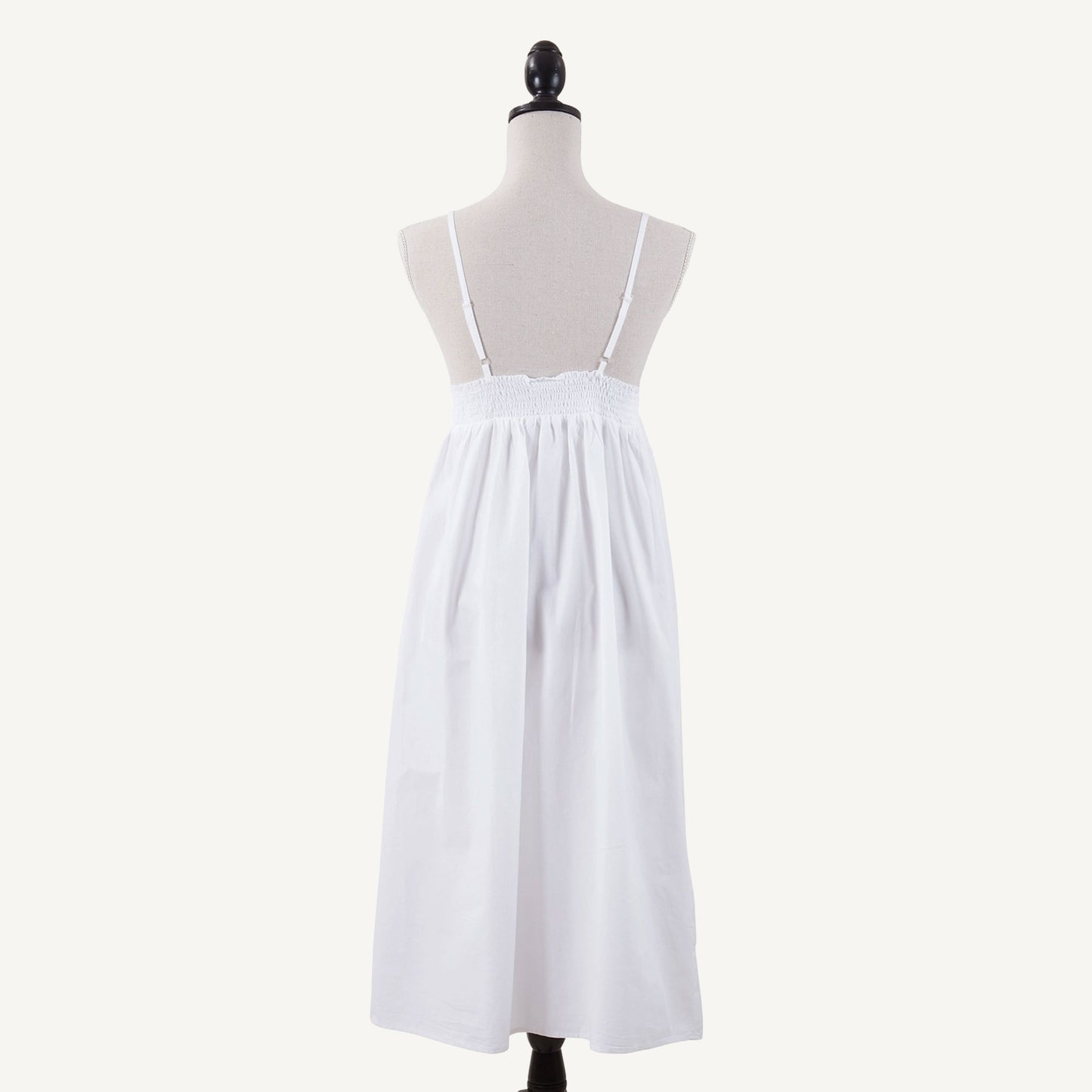 Embroidered Nightgown Spaghetti Strap