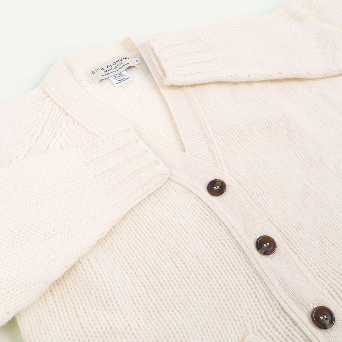 Vee Cardigan - Snow White