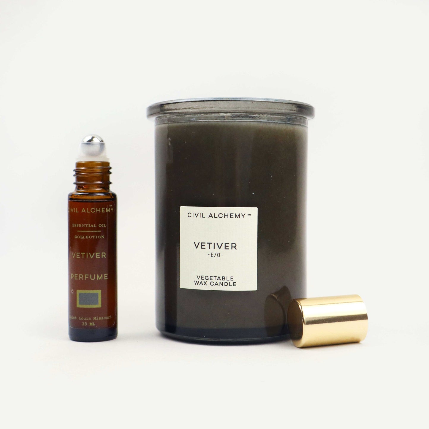 CA Pure Essential Oil Candle - Vetiver