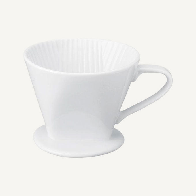 White Porcelain Filter Cone