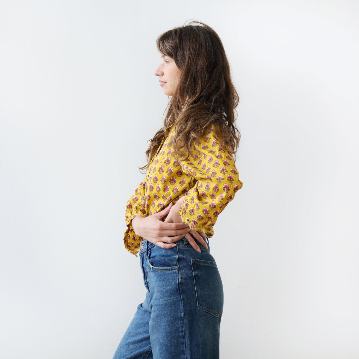 CA Everyday Blouse - Chartreuse