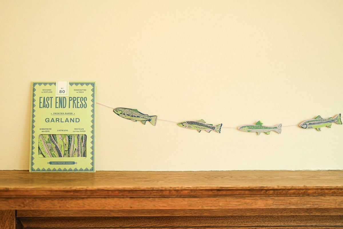 Tasty Anchovies Sewn Garland