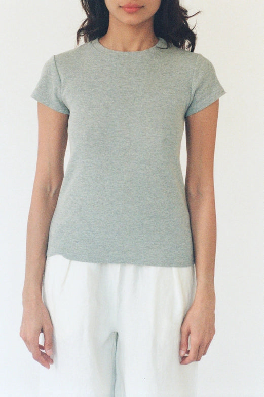 Bebe Organic Tee - Heather Grey