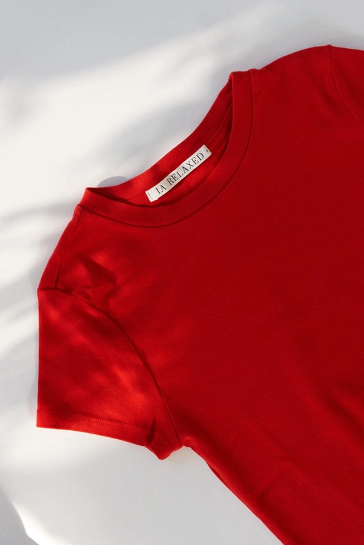 Bebe Organic Tee - Cherry