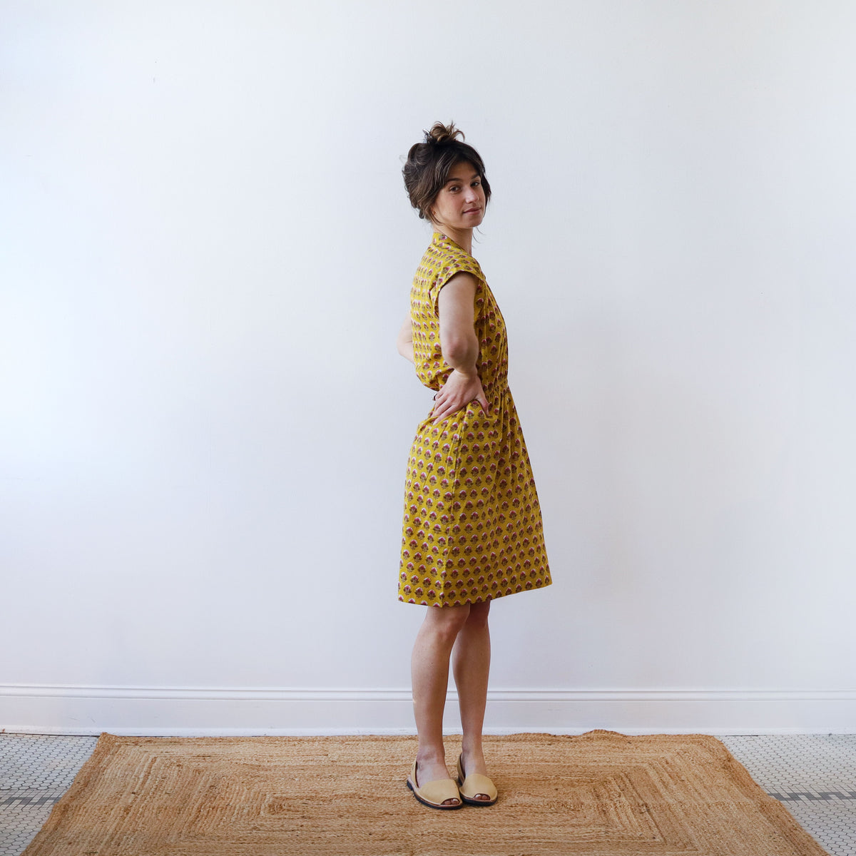 CA Everyday Dress - Chartreuse