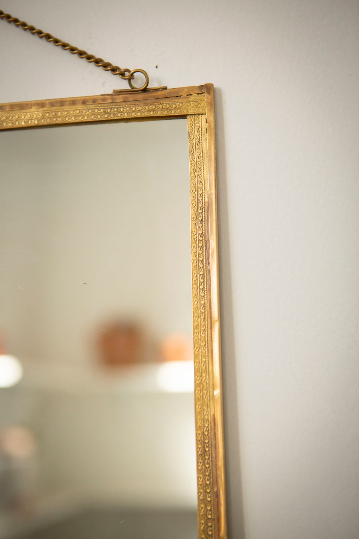 Brass Mirror