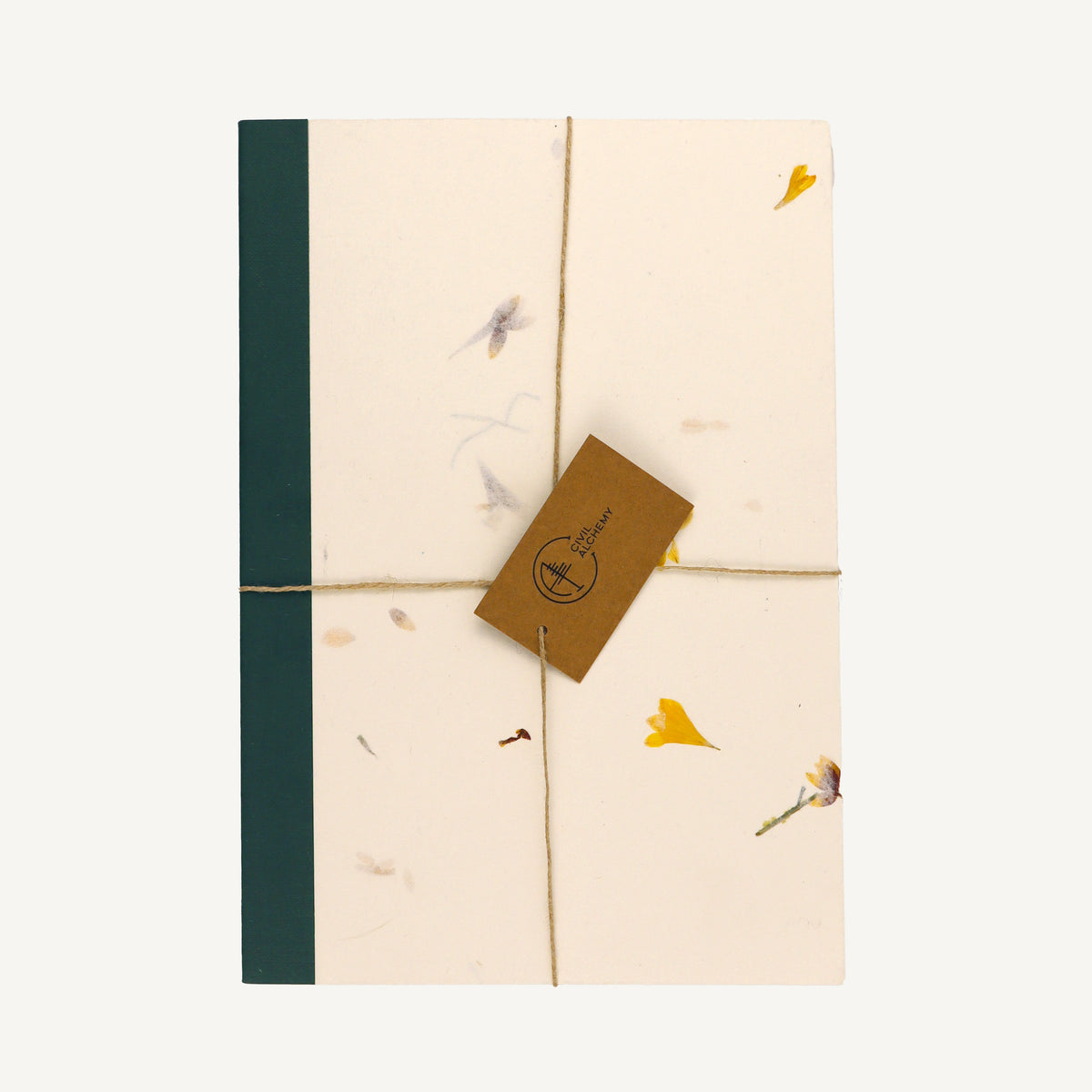 Flower Lokta Paper Journal Extra Large