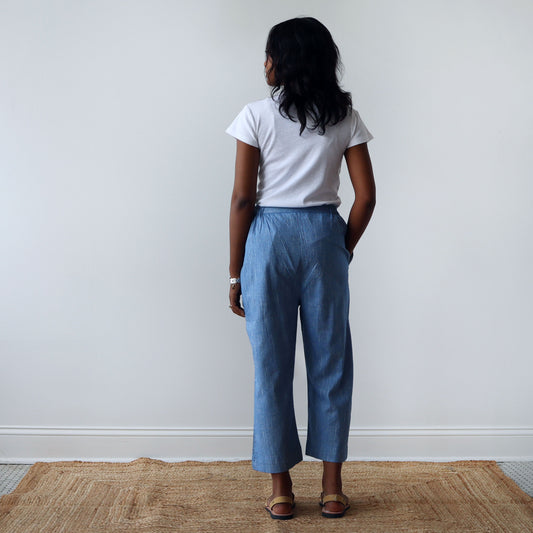 CA Pull On Pant - Chambray
