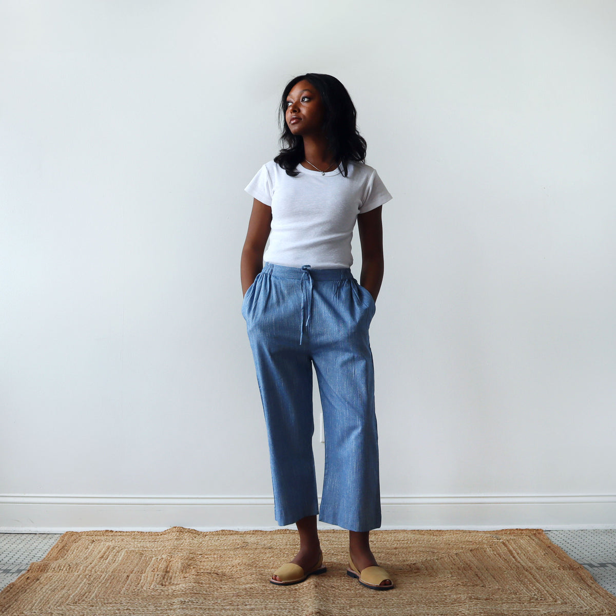 CA Pull On Pant - Chambray