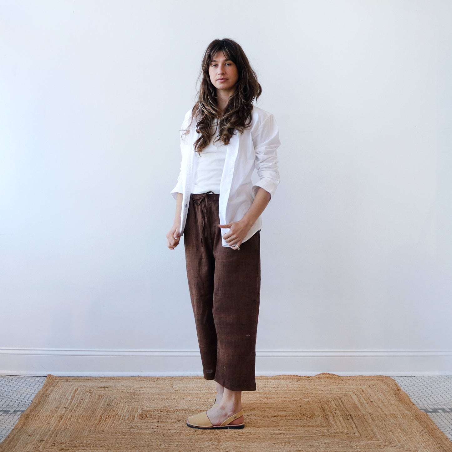 CA Pull On Pant - Chocolate Silk