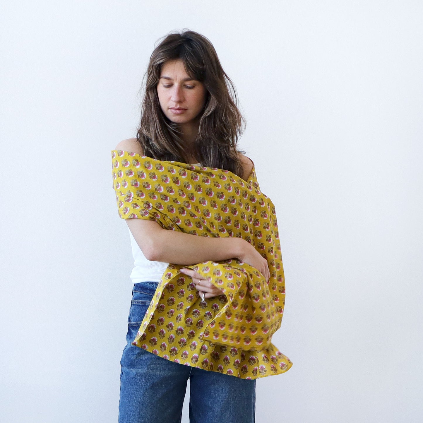 CA Scarf Wrap - Chartreuse