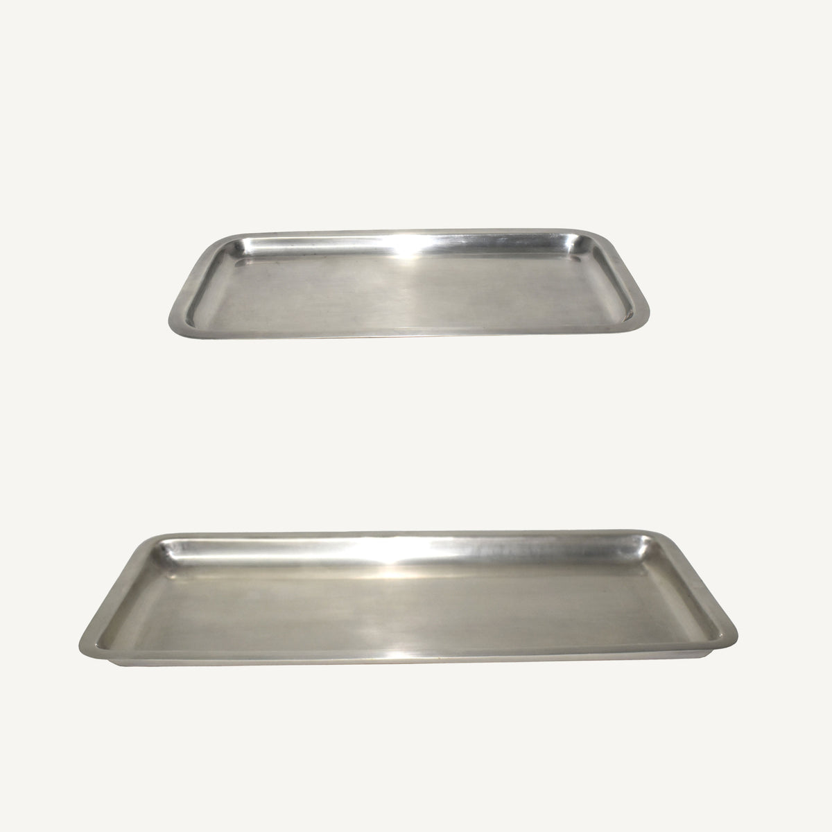 Silver Rectangular Trays