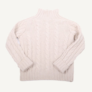 Swansdown Chunky Cable Turtleneck
