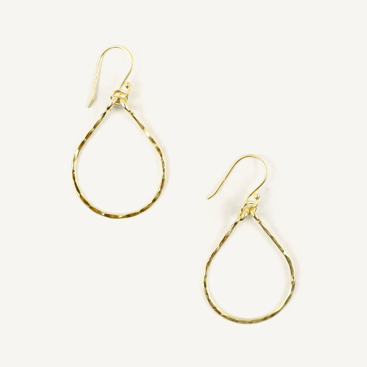 Teardrop Hoop Earrings