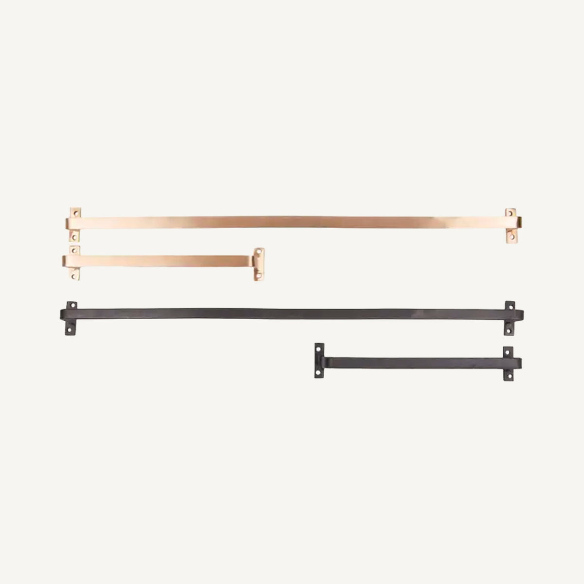 Towel Bars - Brass & Iron