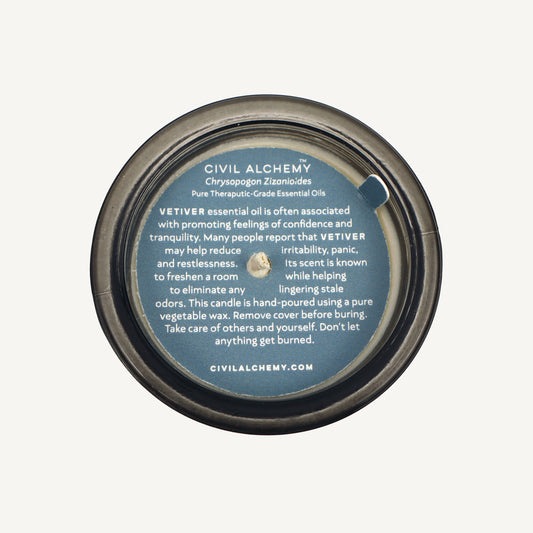 CA Pure Essential Oil Candle - Vetiver