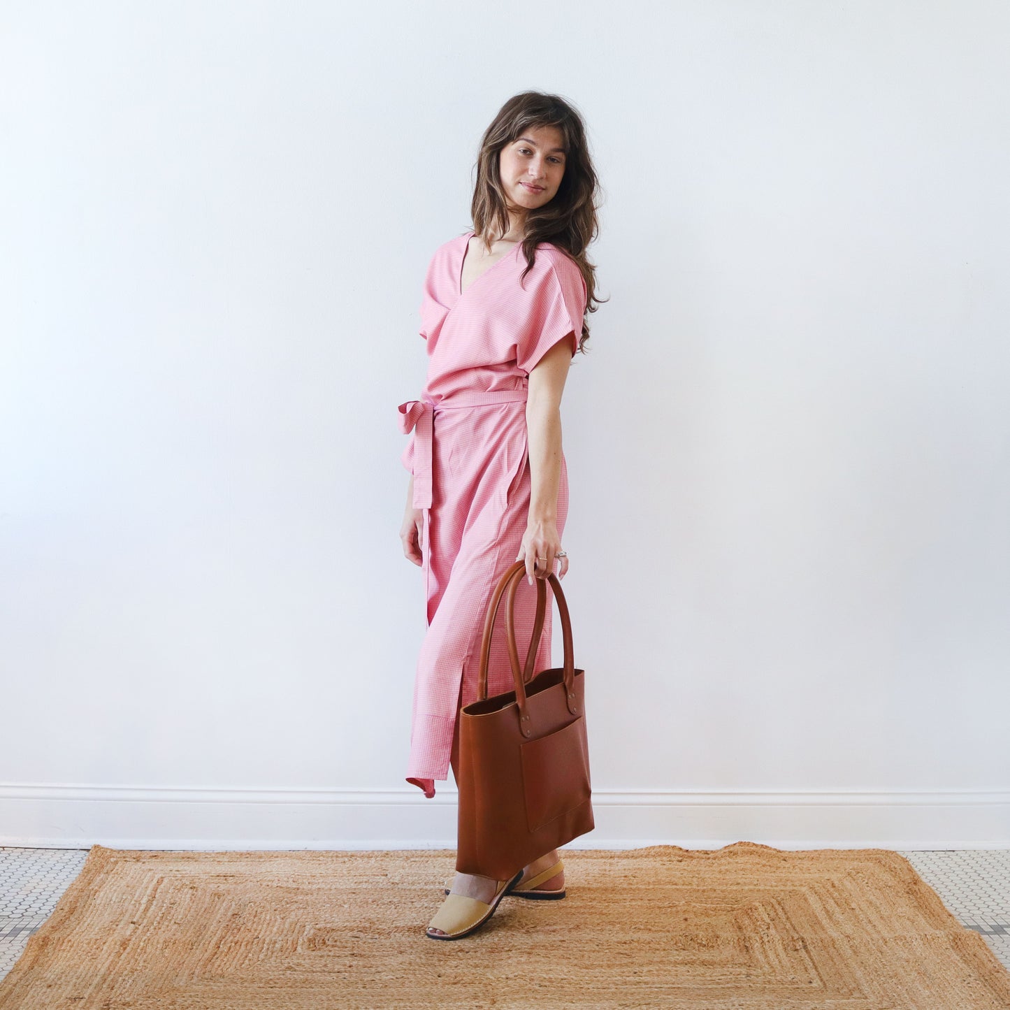 CA Wrap Dress - Sherbet