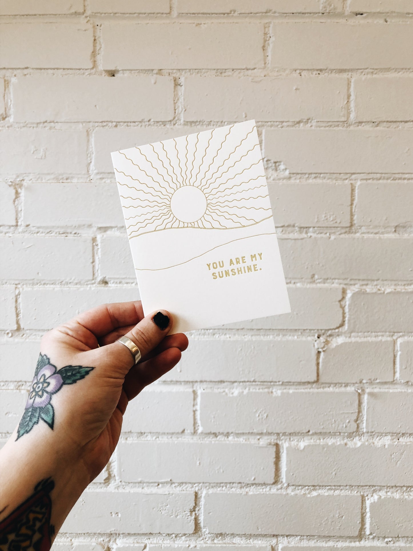 You Are My Sunshine Card