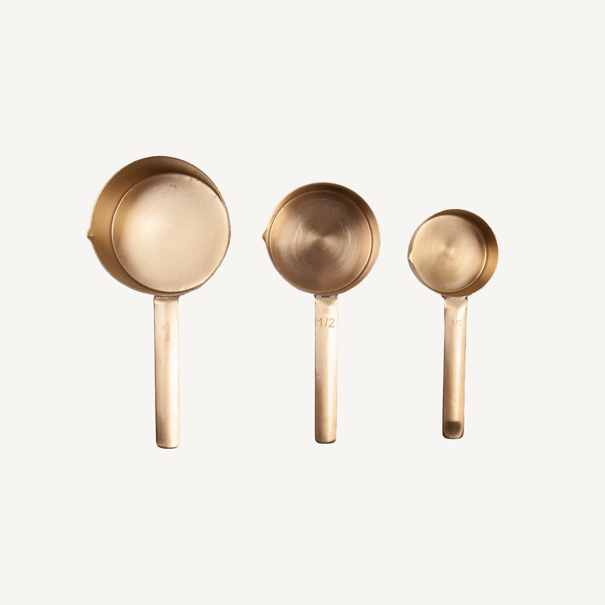 Brass Measuring Cup - Set of 3