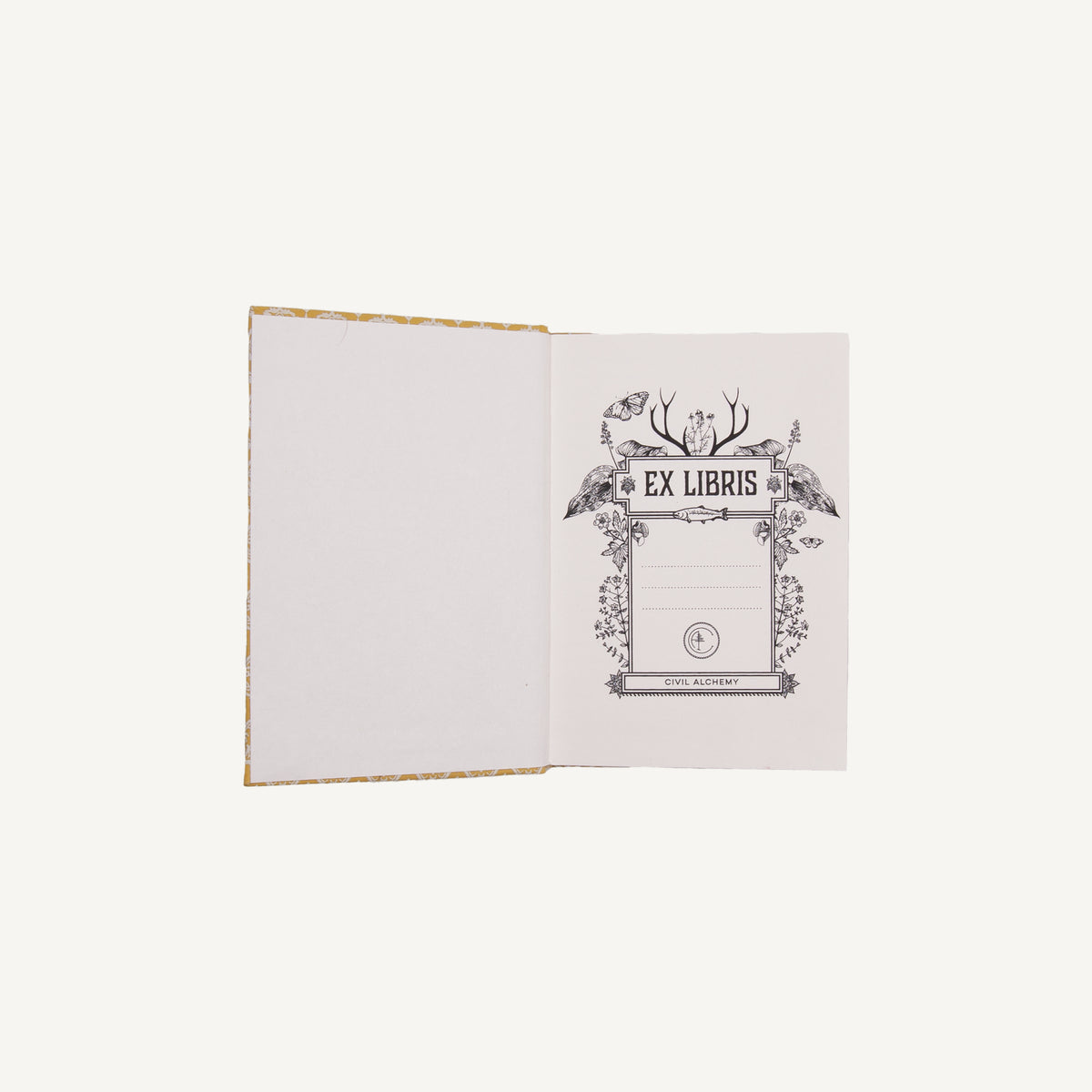 Block Print Hardbound Journal - Large