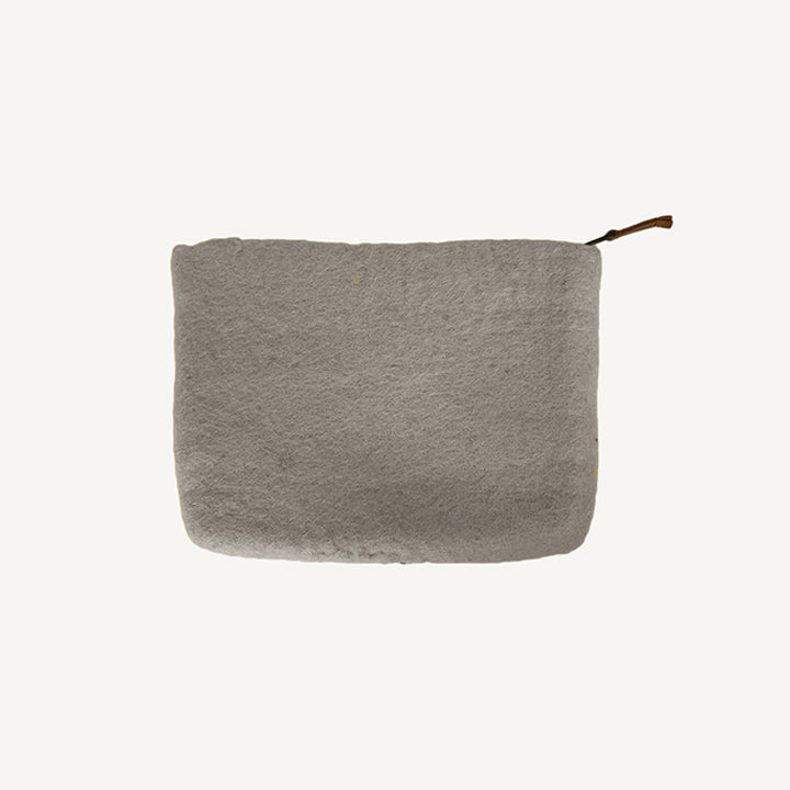 Wool Zipper Pouch