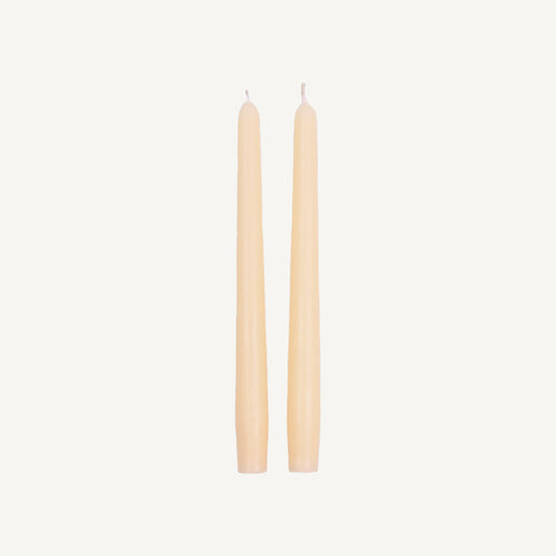 Beeswax Taper Candles - Ivory