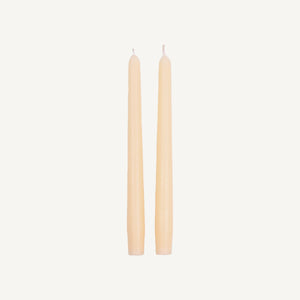 Beeswax Taper Candles - Ivory