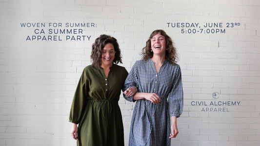 Woven for Summer: CA Apparel Party