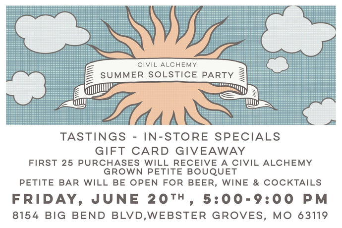 Summer Solstice Celebration: Friday, June 20th